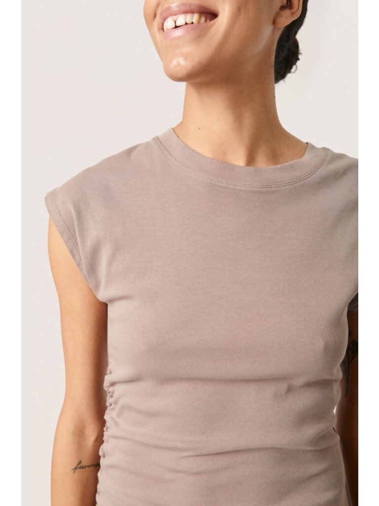 Soaked In Luxury Basic Taupe Midi