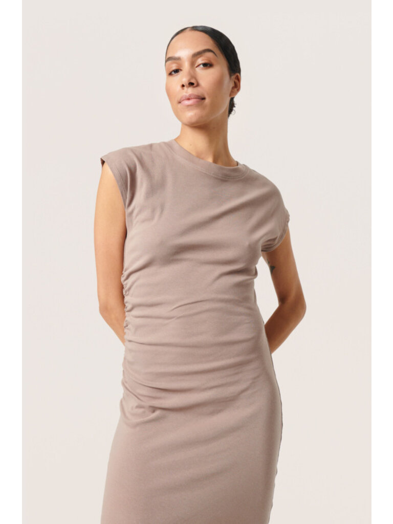Soaked In Luxury Basic Taupe Midi