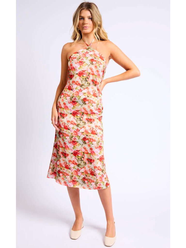 Sage The Label Lover Floral Midi