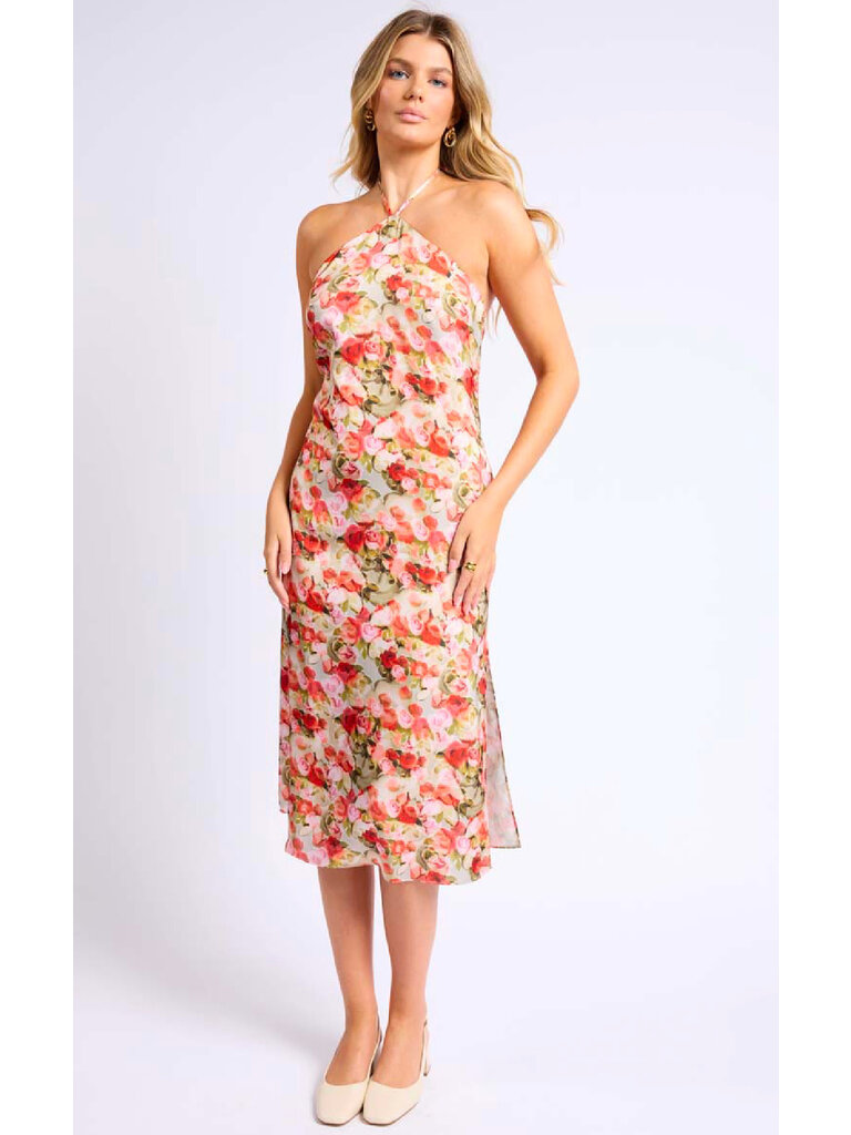 Sage The Label Lover Floral Midi