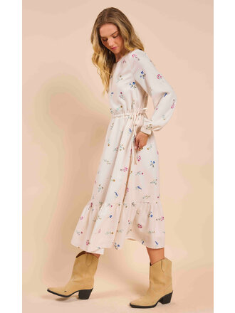 Sadie & Sage Cream Bouquet Midi