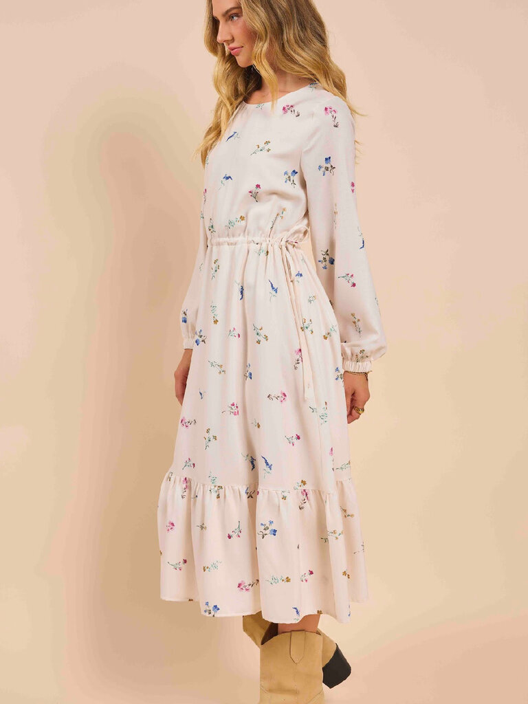 Sadie & Sage Cream Bouquet Midi