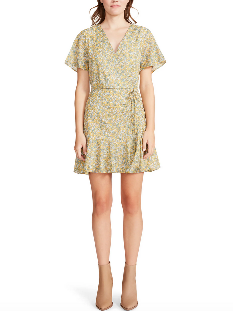 Steve Madden Yellow Floral Dress