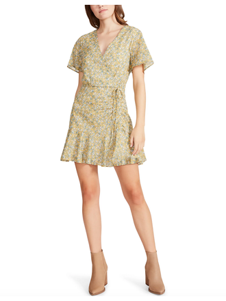 Steve Madden Yellow Floral Dress