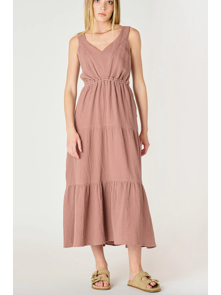 Dex Taupe Beachy Midi
