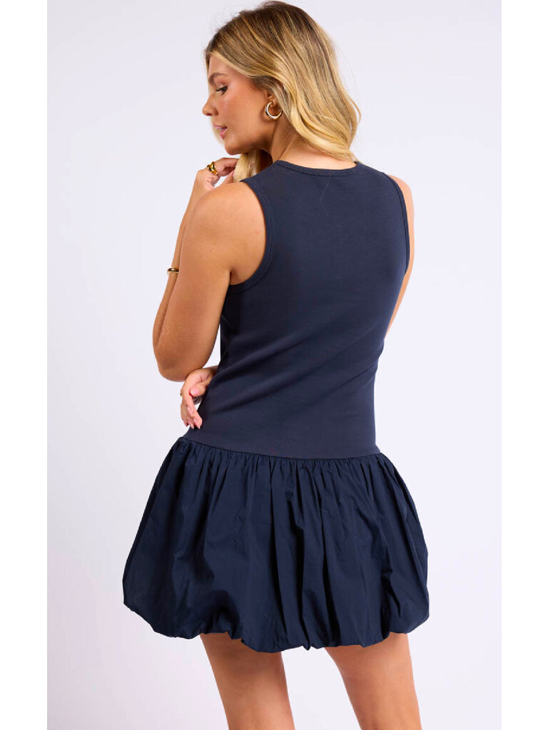 Sage The Label Bubble Navy Mini