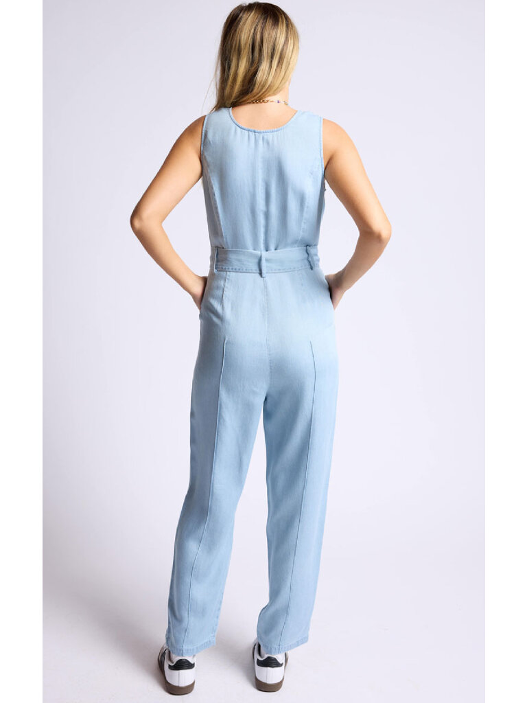 Sage The Label Soft Denim Jumpsuit