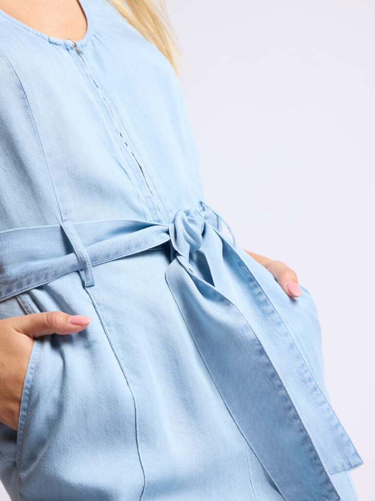 Sage The Label Soft Denim Jumpsuit