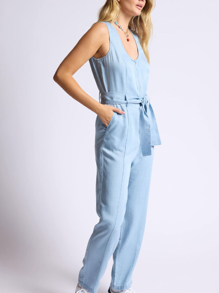 Sage The Label Soft Denim Jumpsuit