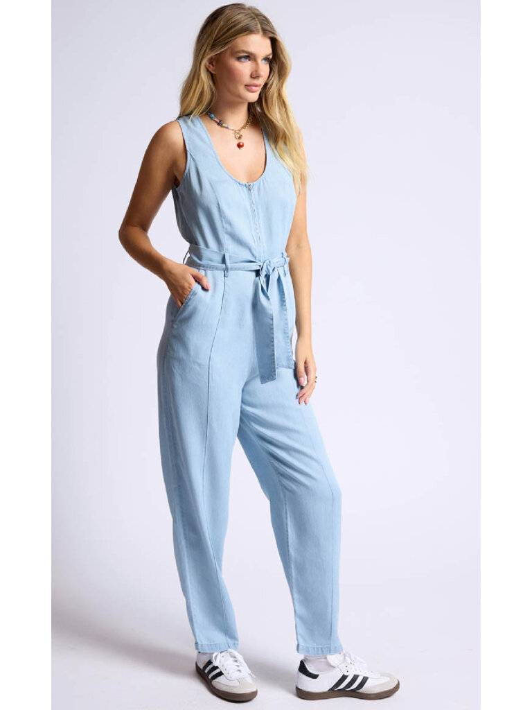 Sage The Label Soft Denim Jumpsuit