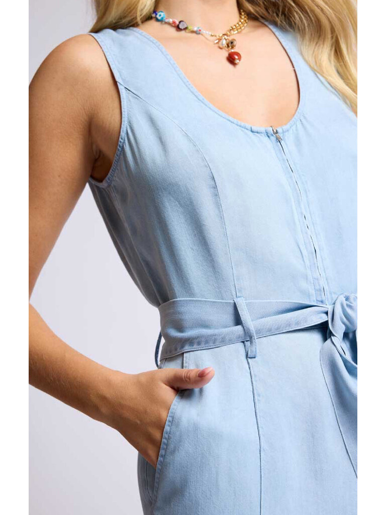 Sage The Label Soft Denim Jumpsuit