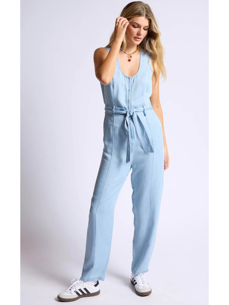 Sage The Label Soft Denim Jumpsuit