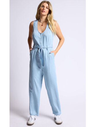 Sage The Label Soft Denim Jumpsuit
