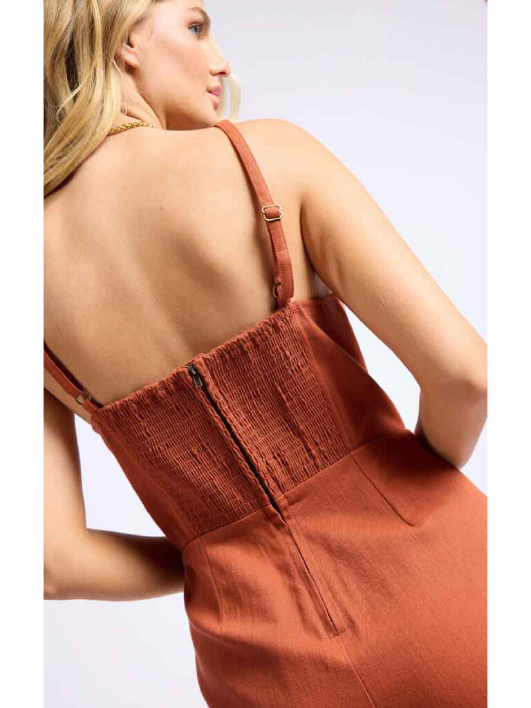 Sage The Label Desert Denim Jumpsuit