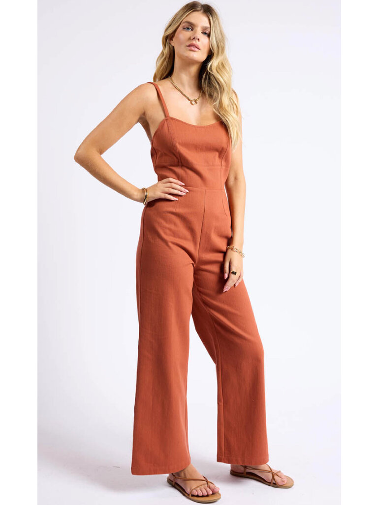 Sage The Label Desert Denim Jumpsuit