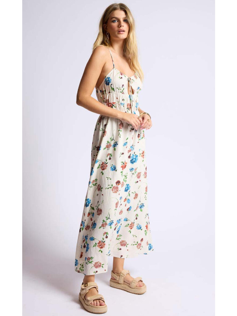 Sage The Label Pressed Floral Maxi
