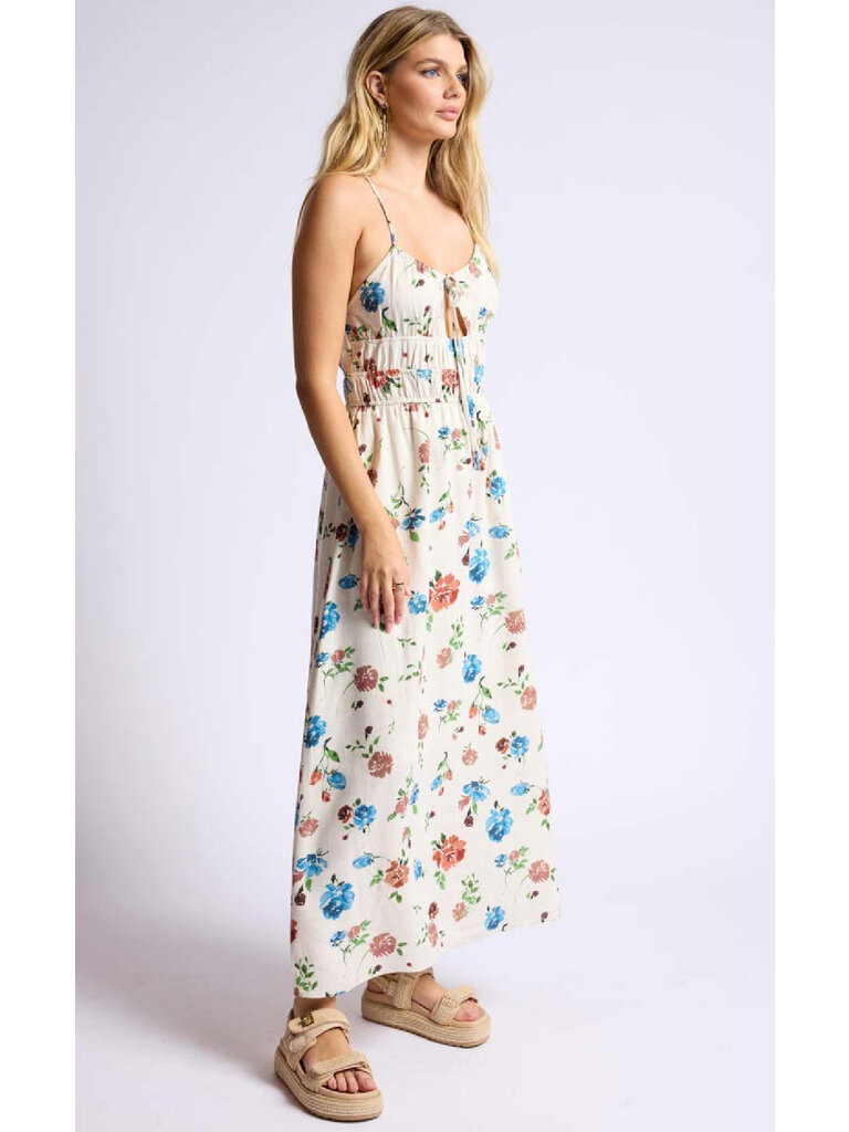 Sage The Label Pressed Floral Maxi