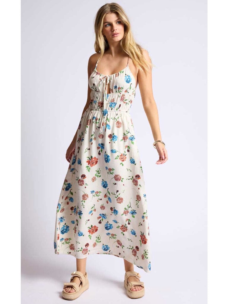 Sage The Label Pressed Floral Maxi