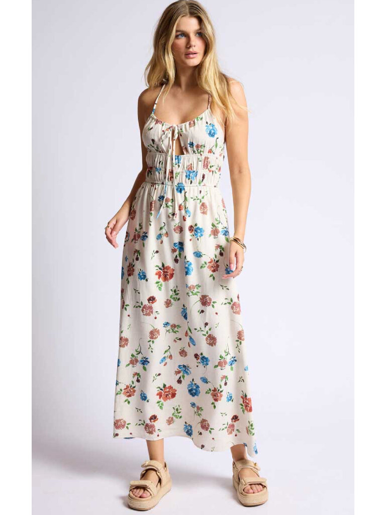 Sage The Label Pressed Floral Maxi