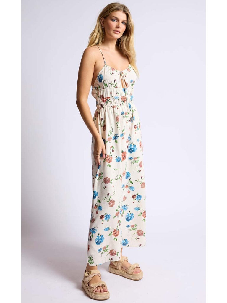 Sage The Label Pressed Floral Maxi