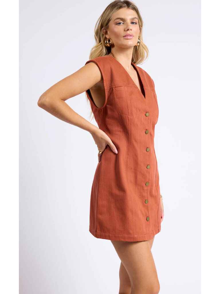 Sage The Label Clay Denim Mini