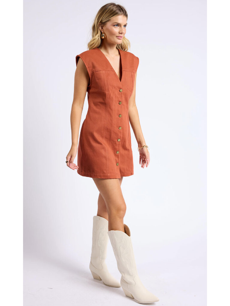 Sage The Label Clay Denim Mini