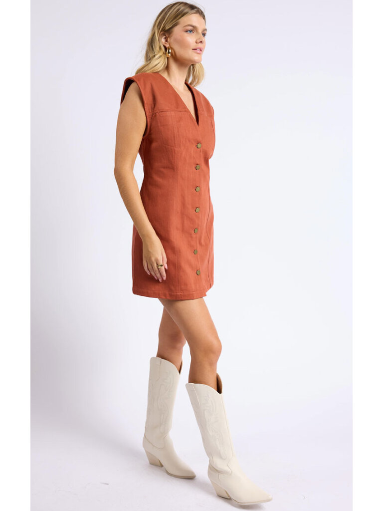 Sage The Label Clay Denim Mini