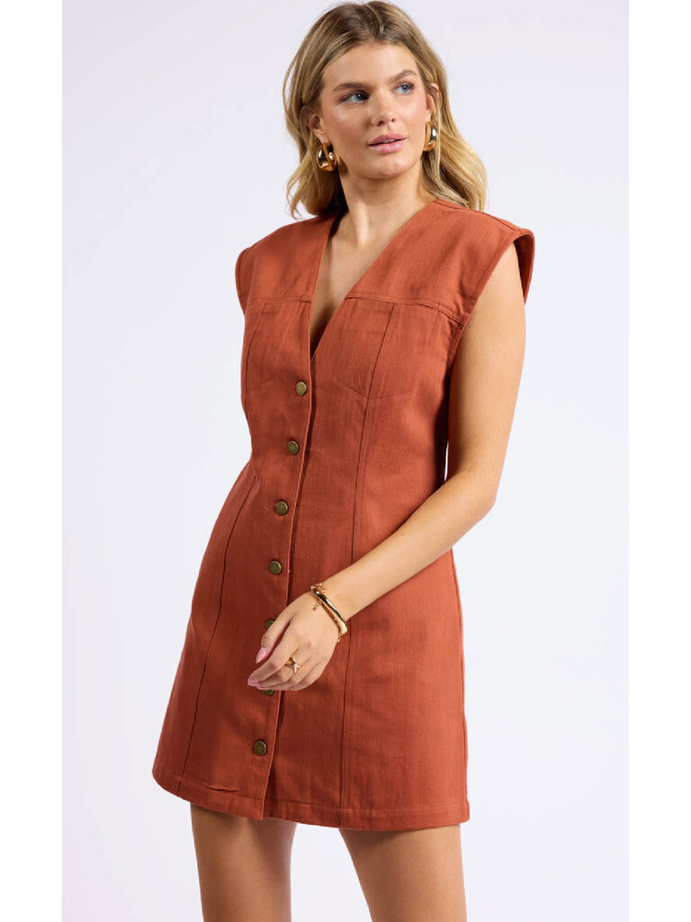 Sage The Label Clay Denim Mini