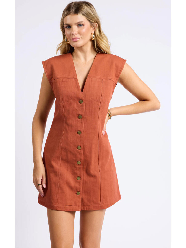 Sage The Label Clay Denim Mini