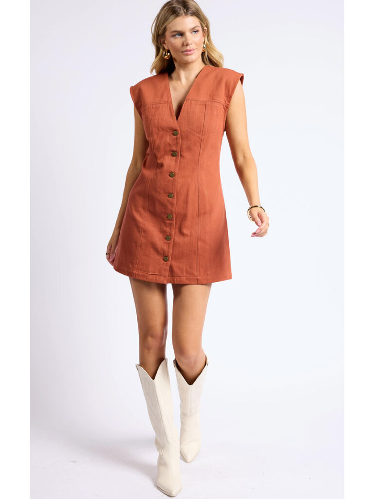 Sage The Label Clay Denim Mini