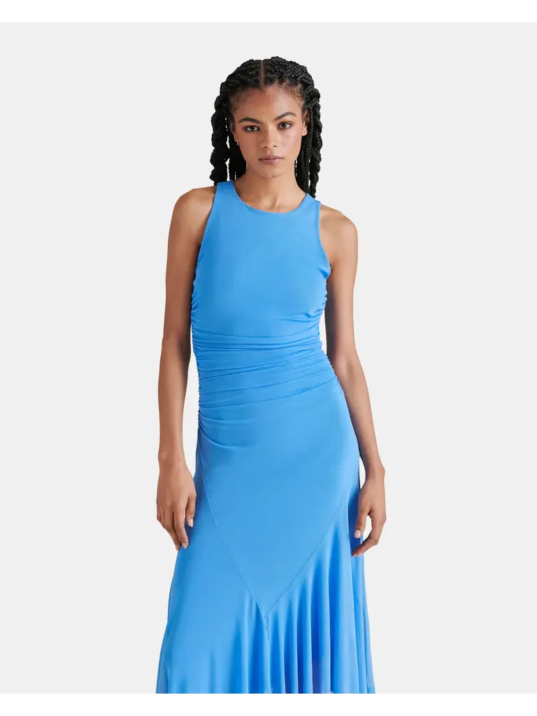Steve Madden Blue Mesh Midi