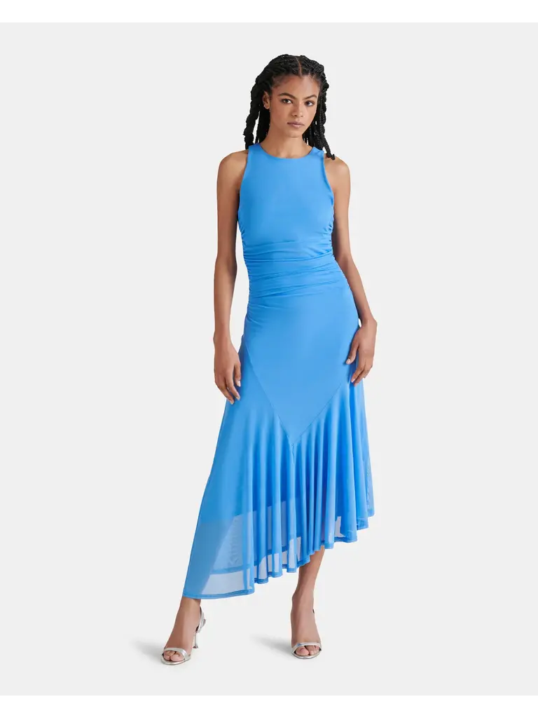 Steve Madden Blue Mesh Midi