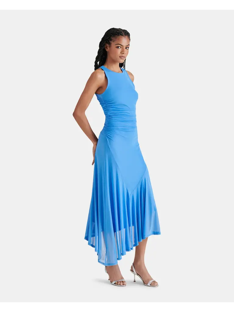 Steve Madden Blue Mesh Midi