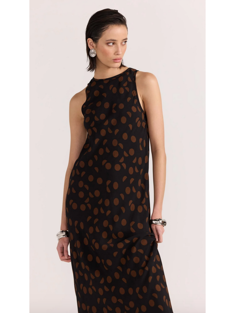 Staple The Label Navy & Brown Midi