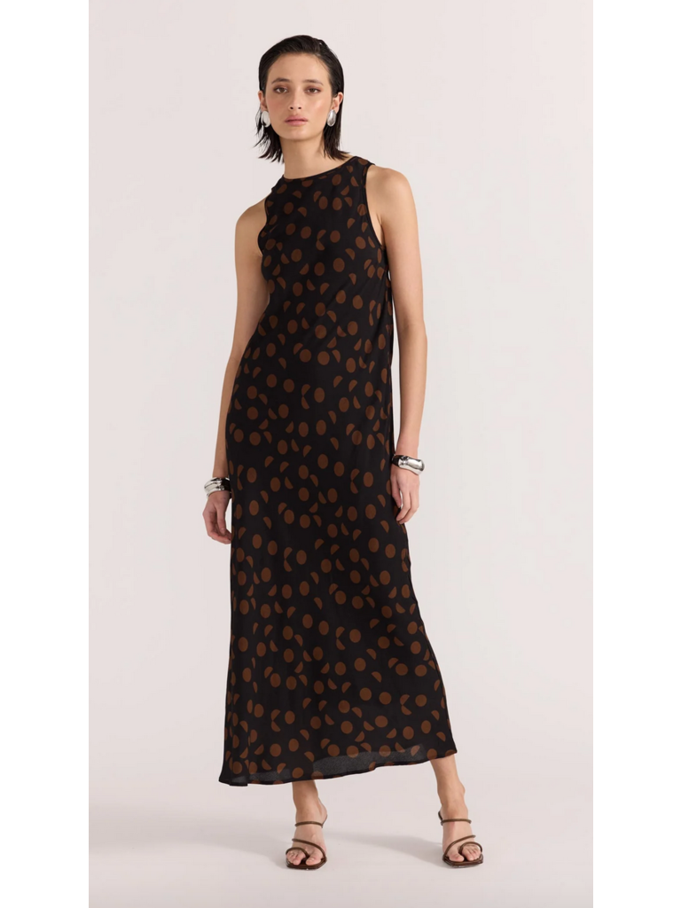 Staple The Label Navy & Brown Midi