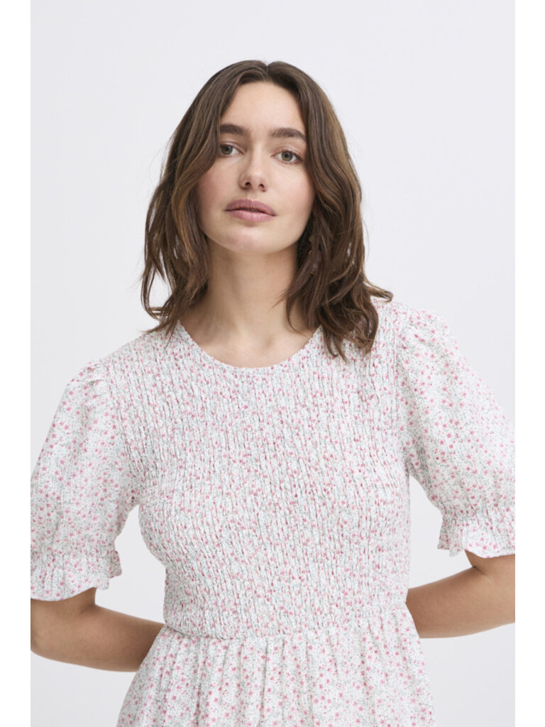 B. Young Petal Smocked Midi