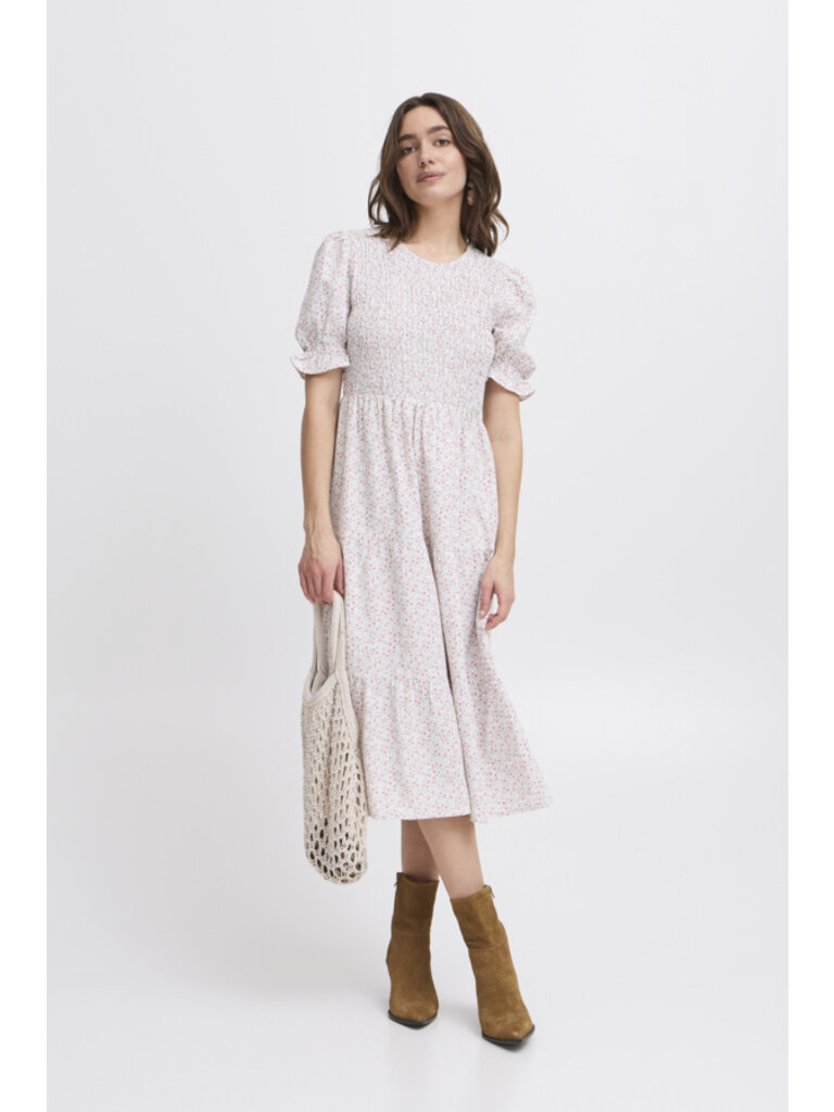 B. Young Petal Smocked Midi