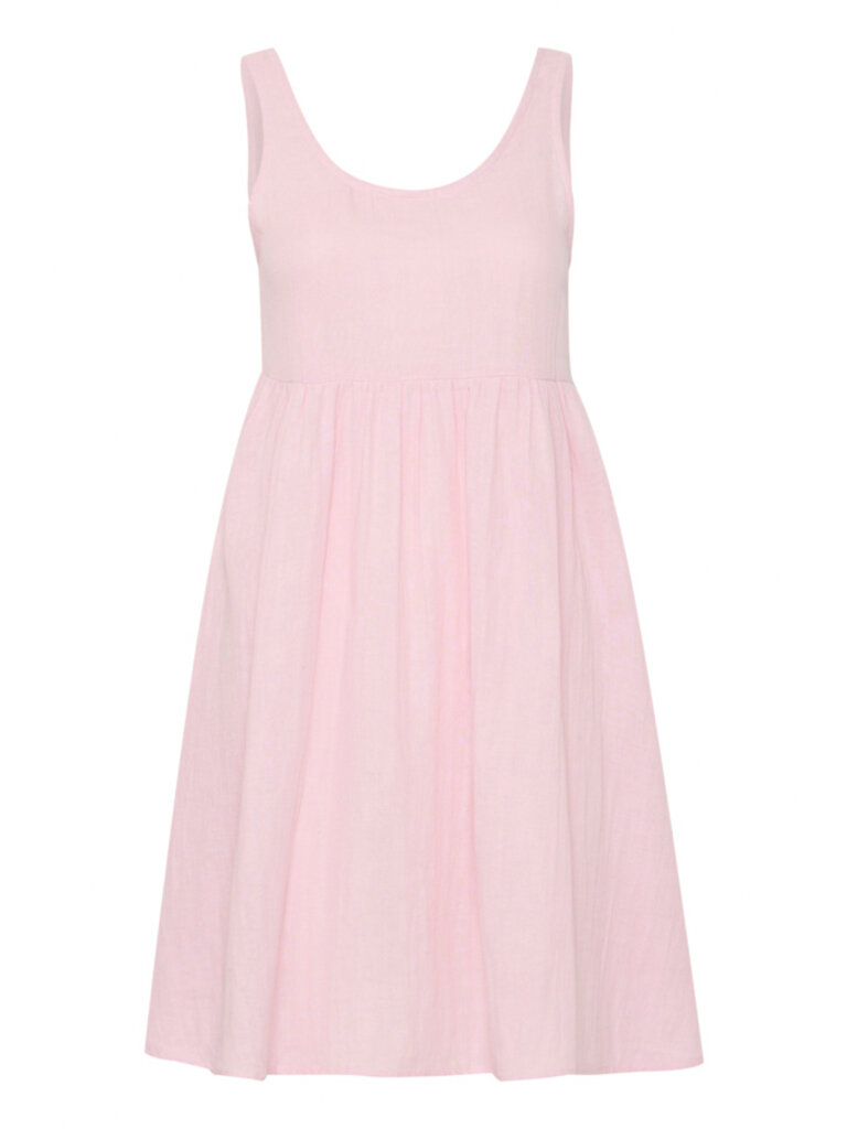 ICHI Soft Pink Tank Dress