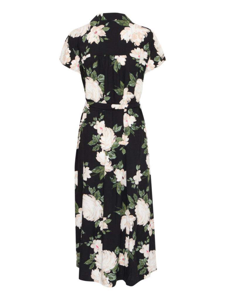 B. Young Bold Floral Button Midi