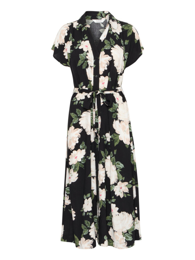 B. Young Bold Floral Button Midi