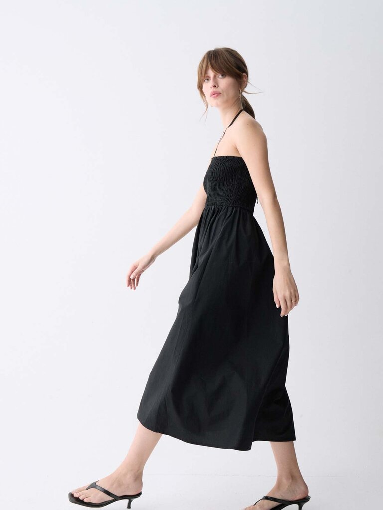 Deluc Strapless Smocked Midi