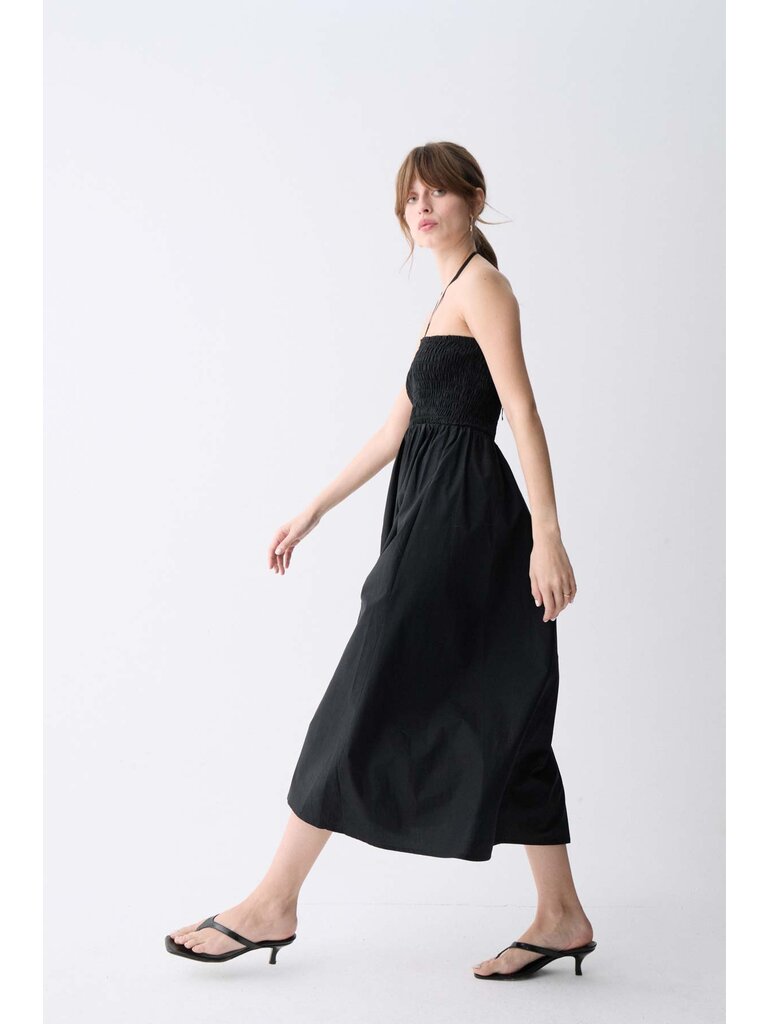 Deluc Strapless Smocked Midi