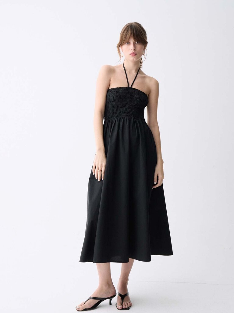 Deluc Strapless Smocked Midi