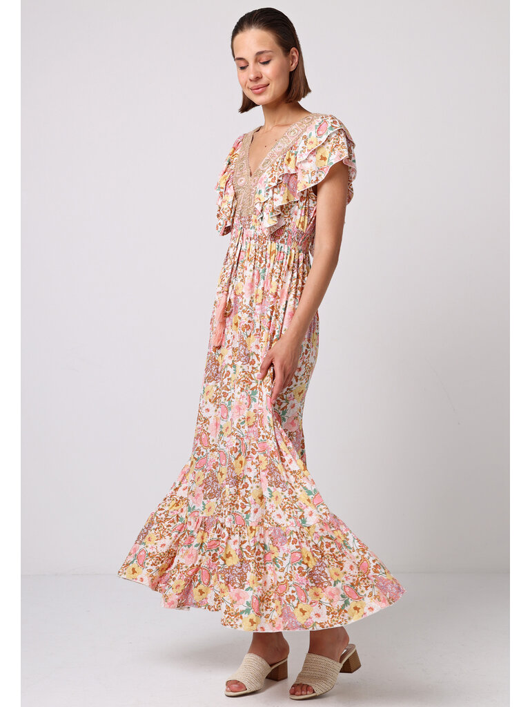 Angel Eyes Pink Retro Dress