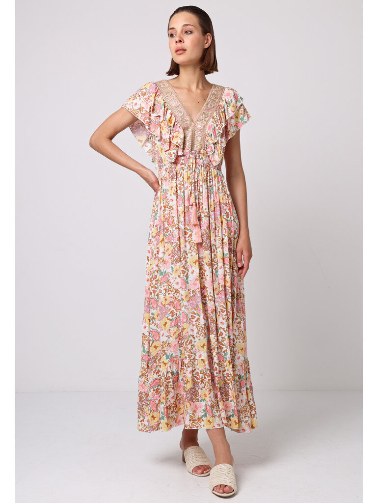 Angel Eyes Pink Retro Dress