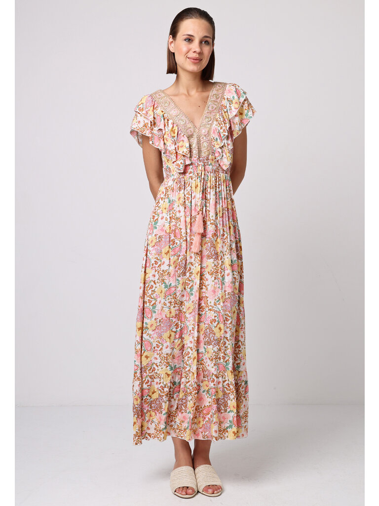 Angel Eyes Pink Retro Dress
