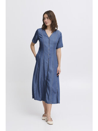 B. Young Chambray Button Midi
