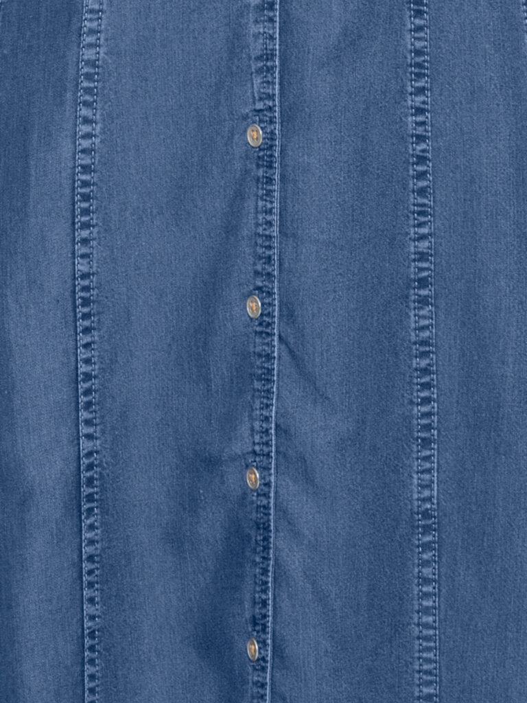 B. Young Chambray Button Midi