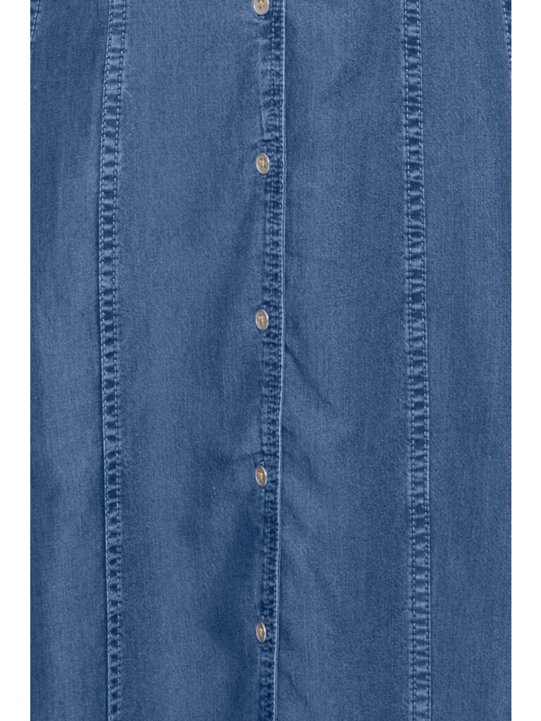 B. Young Chambray Button Midi