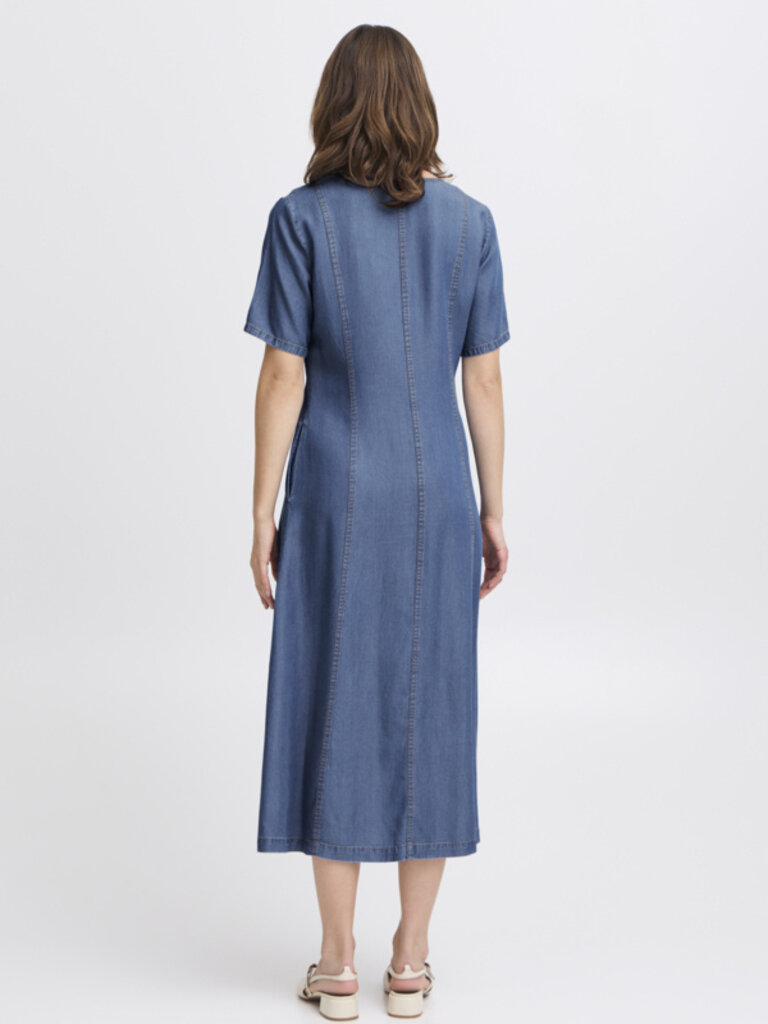 B. Young Chambray Button Midi